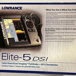 Lowrance Elite-5 DSI Fishfinder and GPS Chartplotter